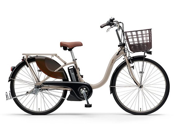 送料込み！電動アシスト自転車 ベージュ PAS With PA26W 2023年モデル [マットグレイッシュベージュ] + 専用