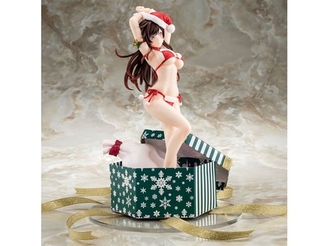 彼女、お借りします 水原千鶴 サンタビキニdeふわもこフィギュア2nd Xmas あみあみ限定特典】彼女、お借りします 水原千鶴 サンタビキニde