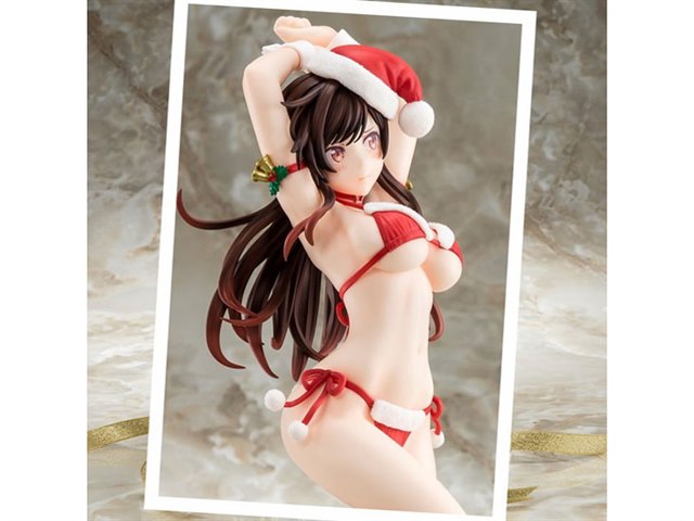 彼女、お借りします 1/6 水原千鶴 サンタビキニdeふわもこ