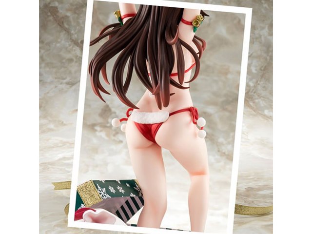 彼女、お借りします 1/6 水原千鶴 サンタビキニdeふわもこフィギュア