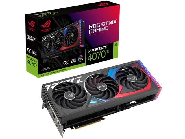 ROG-STRIX-RTX4070TI-O12G-GAMING [PCIExp 12GB]の製品画像 - 価格.com