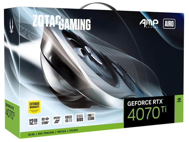 ZOTAC GAMING GeForce RTX 4070 Ti AMP Extreme AIRO ZT-D40710B-10P ...