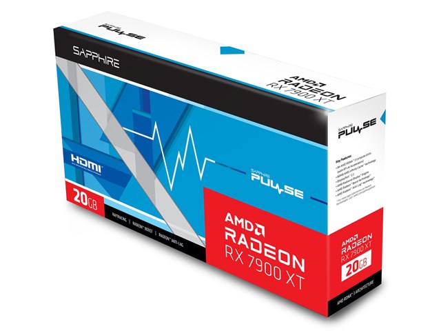 SAPPHIRE PULSE Radeon RX 7900 XT GAMING OC 20GB GDDR6 [PCIExp 20GB