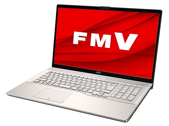 FMV LIFEBOOK NHシリーズ WNB/H1 KC_WNBH1_A010 Windows 11 Home・16GBメモリ・SSD 512GB ・Blu-ray・Office搭載モデル [シャンパンゴールド]の製品画像 - 価格.com