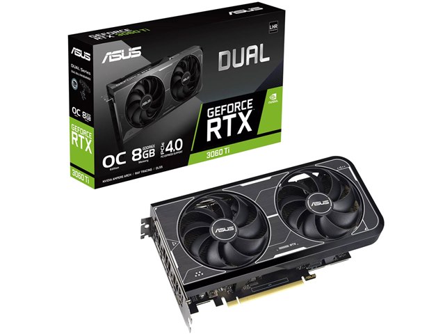 DUAL-RTX3060TI-O8GD6X [PCIExp 8GB]の製品画像 - 価格.com