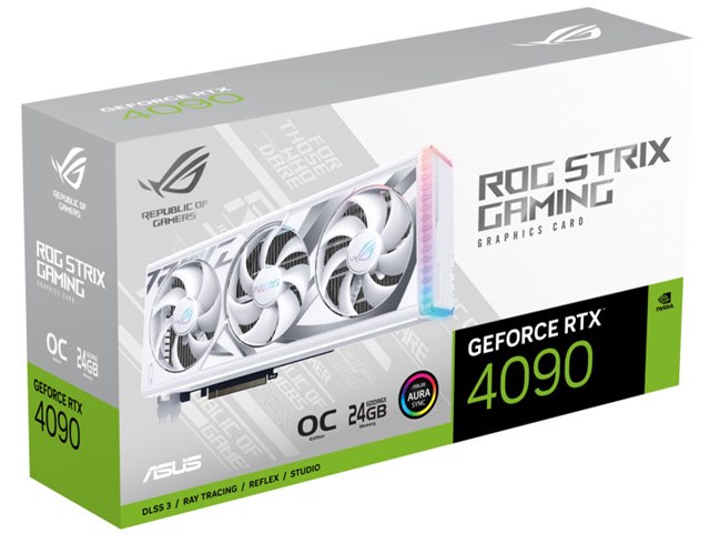 ROG-STRIX-RTX4090-O24G-WHITE [PCIExp 24GB]の製品画像 - 価格.com