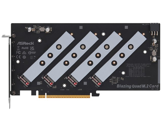 Blazing Quad M.2 Card [M.2]の製品画像 - 価格.com