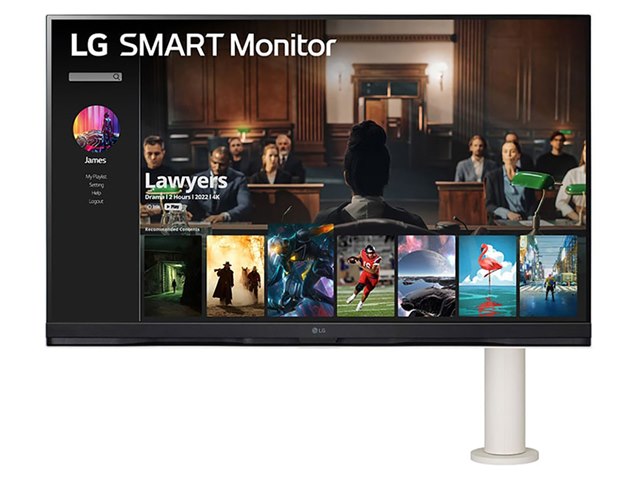 MyView Smart Monitor 32SQ780S-W [31.5インチ ホワイト]の製品画像