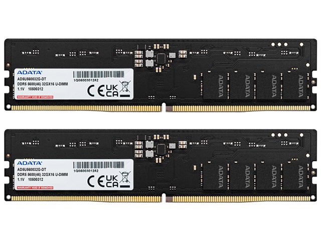 AD5U560032G-DT [DDR5 PC5-44800 32GB 2枚組]の製品画像 - 価格.com