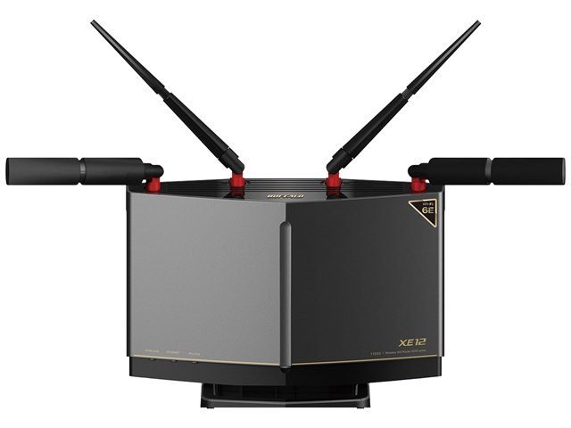 限界値引き】BUFFALO WXR-6000AX12S 無線LANルーター AirStation Wi-Fi6対応 - パソコン周辺機器