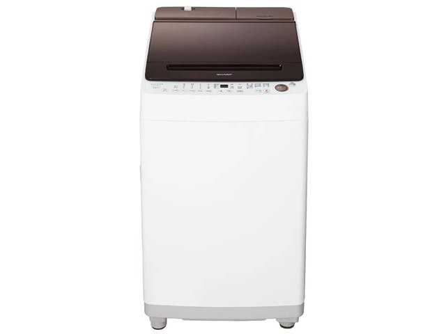 シャープ/全自動洗濯機 ダークブラウン ES-SW11H-T 5年保証付き シャープ 穴なし槽 ES-SW11H-T [ダークブラウン] 価格比較