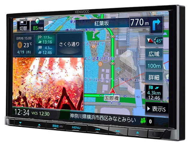 新品 ケンウッド/KENWOOD 彩速ナビ MDV-D710 カーナビ 7V型 フルセグ 