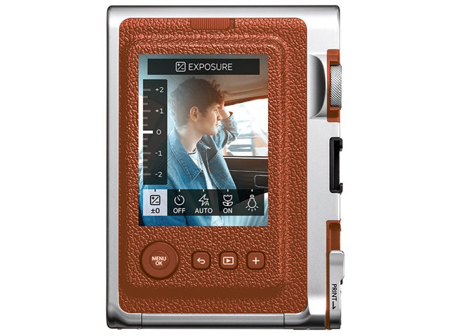 instax mini Evo チェキ USB Type-C対応 [ブラウン]の製品画像 - 価格.com