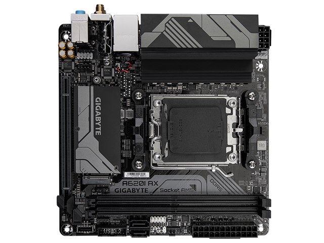 Gigabyte A620I AX マザーボード Amazon.com: GIGABYTE A620I AX (AM5/ LGA 1718/ AMD/ A620/ Mini-ITX