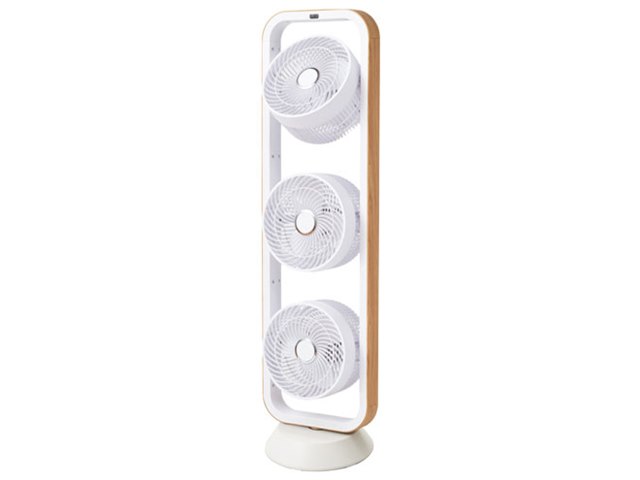 【美品】 moku. 3連マルチファン MLF-3102 ナチュラルウッド moku. MLF-3102/NM [ナチュラルウッド]の製品画像 - 価格.com