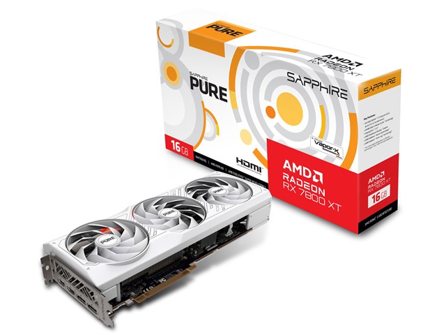 SAPPHIRE PURE Radeon RX 7800 XT GAMING OC 16GB GDDR6 [PCIExp