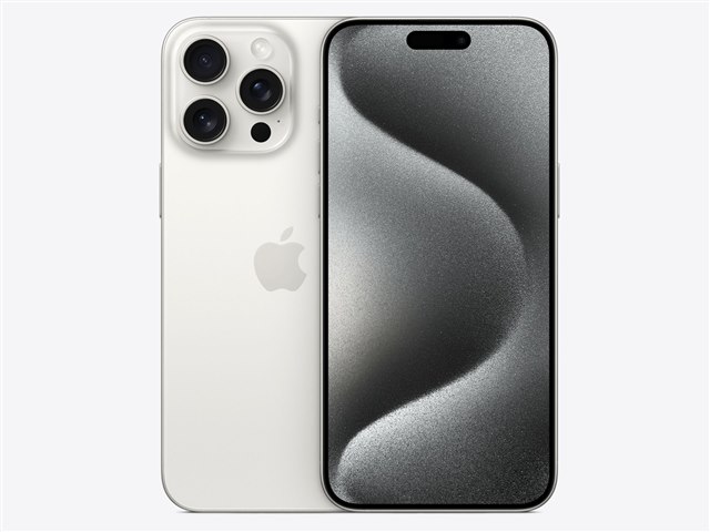 iPhone 15 Pro Max 1TB SIMフリー [ホワイトチタニウム]の製品画像