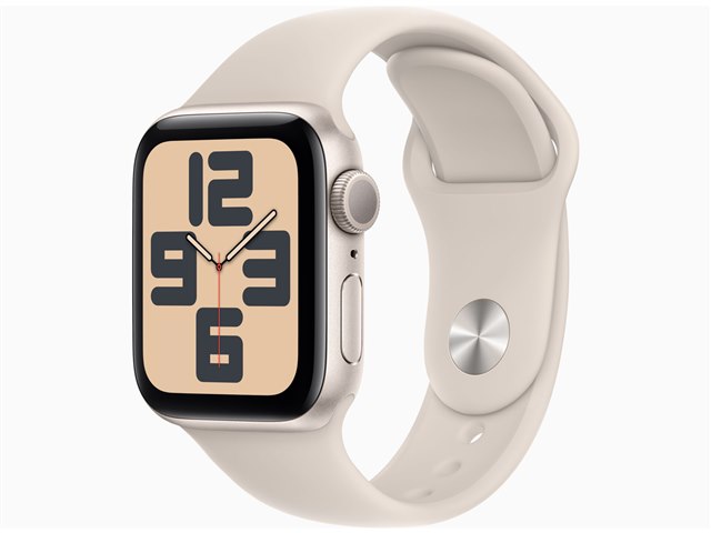 Apple Watch SE 第2世代 GPSモデル 40mm MR9U3J/A [スターライト 