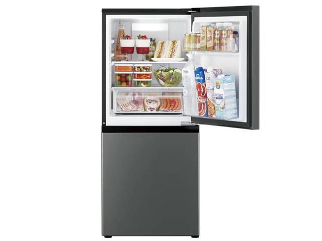 取付無料！AQUA SIMPLE ＋ 高性能ダークシルバー大きめ冷蔵庫！洗濯機 取付無料！AQUA SIMPLE ＋ 高性能ダークシルバー大きめ冷蔵庫