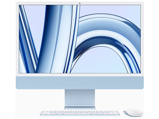 iMac 24インチ Retina 4.5Kディスプレイモデル MQRQ3J/A [ブルー]の 