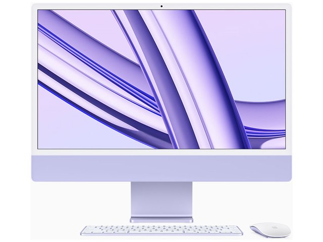 美品 iMac 24インチ 2021年M1チップ16GB 1TB パープル