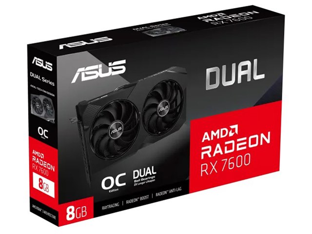 DUAL-RX7600-O8G-V2 [PCIExp 8GB]の製品画像 - 価格.com