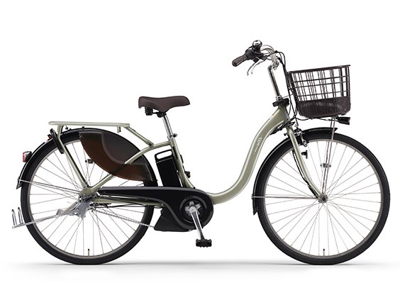 ヤマハ新機種電動アシスト自転車pasnatura26インチシルバーアルミボディー PAS With PA26W 2024年モデル [シャンパンシルバー] + 専用充電器の