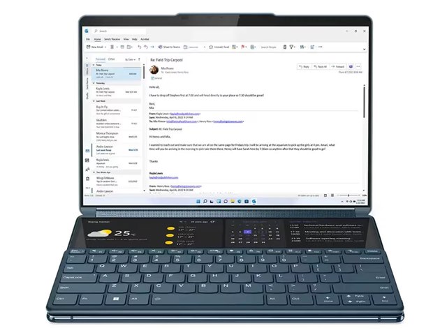 【Lenovo Yoga Book 9i Gen 8】 - タイダルティール Yoga Book 9i Gen 8 82YQ004KJP [タイダルティール]の製品画像