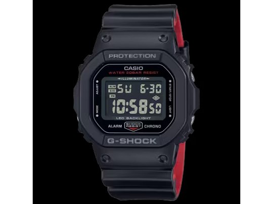 G-SHOCK ブラック&レッドシリーズ DW-5600UHR-1JFの製品画像 - 価格.com
