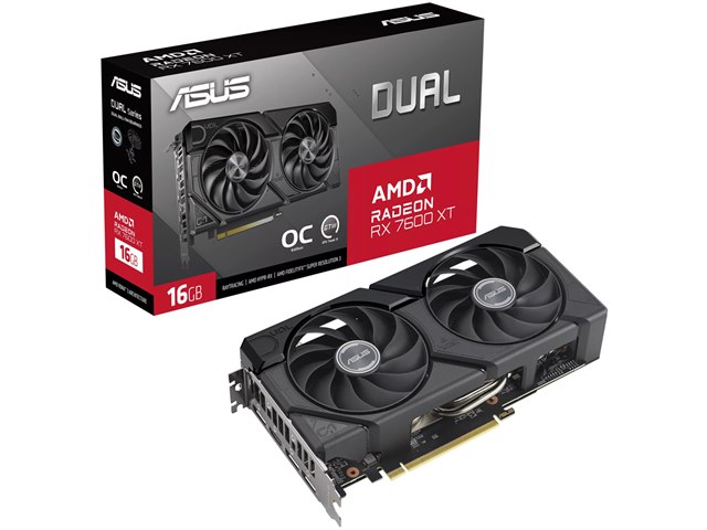 DUAL-RX7600XT-O16G [PCIExp 16GB]の製品画像 - 価格.com