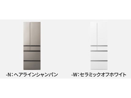 パナソニック冷蔵庫　NR-F53HV1-N ヘアラインシャンパン 冷蔵庫 HVタイプ ヘアラインシャンパン NR-F53HV1-N [幅65cm /525L /6