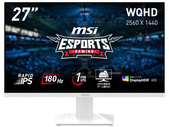 ディスプレイ・モニター本体 MSI MAG 274QRFW MAG 274QRFW | デスクトップPC＆モニター(周辺機器) | MSI ストア