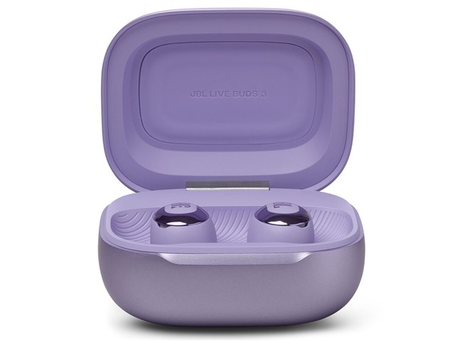 JBL LIVE BUDS 3 ワイヤレスイヤホン パープル JBL Live Buds 3 | ハイレゾ対応ノイズキャンセリング完全
