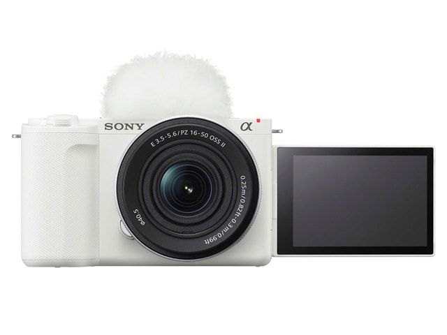 SONY ZV-E10 ホワイト ダブルズームレンズキット VLOGCAM ZV-E10M2X ダブルズームレンズキット [ホワイト]の製品画像