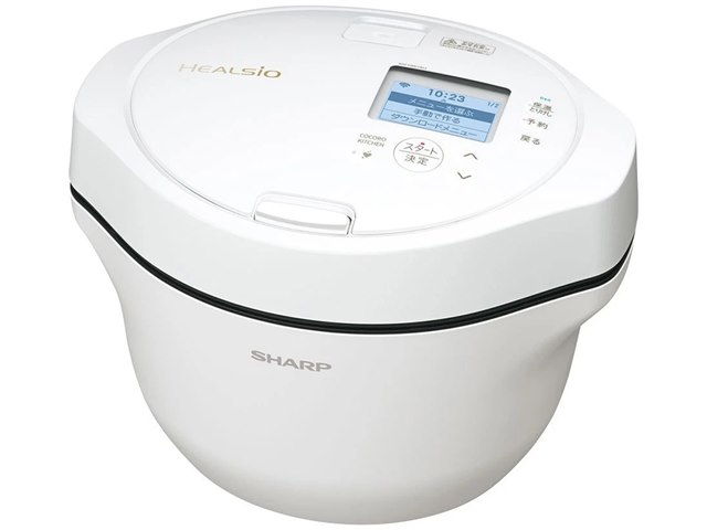 【美品】ヘルシオホットクック　KN-HW16H-W 2024年製 ヘルシオ ホットクック KN-HW16H-W [プレミアムホワイト]の製品画像