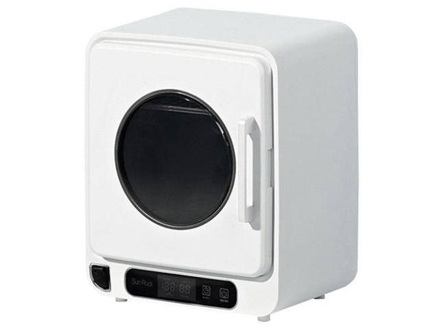 保証あり】 最新型Sun Ruck 衣類乾燥機3kg SR-ASMN206-W