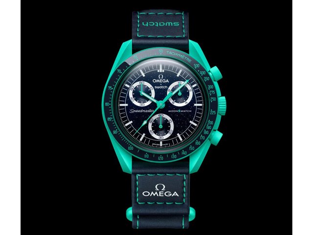 OMEGA × Swatch MISSION ON EARTH - POLAR LIGHTS SO33L103の製品画像 