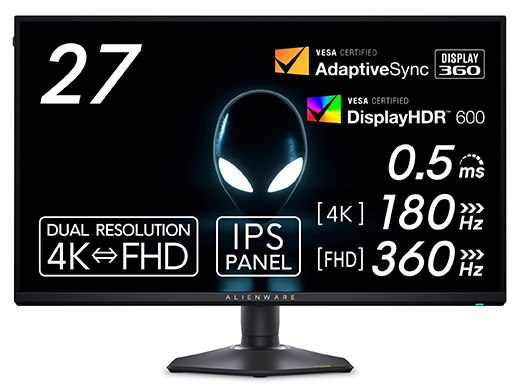 Alienware AW2725QF [27インチ]の製品画像 - 価格.com