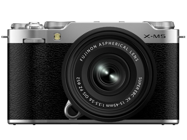 FUJIFILM X-M5 ミラーレスカメラ 15-45mmレンズ付き 3年保険付] FUJIFILM X-M5 XC15-45mmレンズキット ブラック