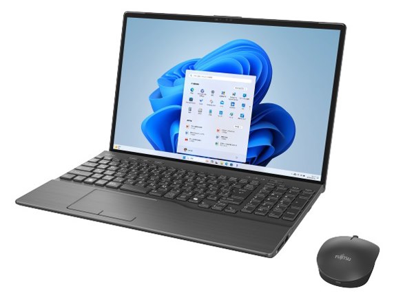 FMV LIFEBOOK AH77/J3 FMVA77J3B [ブライトブラック]の製品画像 - 価格.com
