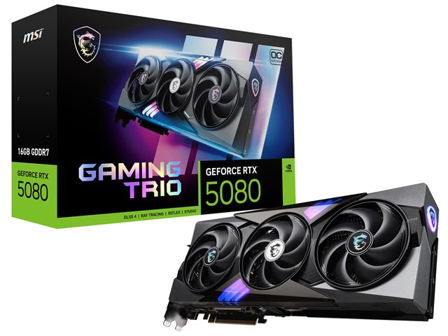 GeForce RTX 5080 16G GAMING TRIO OC [PCIExp 16GB]