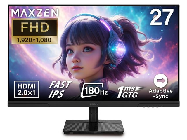 MAXZEN MGM27/IC03 27.0インチ モニター MGM27IC03 [27インチ]の製品画像 - 価格.com