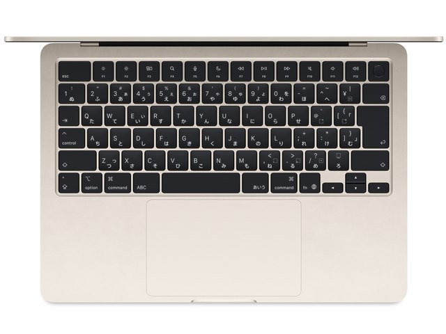 MacBook Air スターライト 13.6インチ MacBook Air 13.6インチ Liquid Retinaディスプレイ MC6A4J/A [スター
