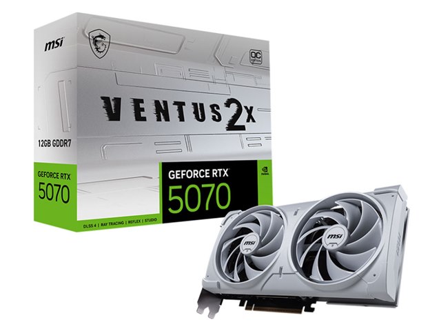 GeForce RTX 5070 12G VENTUS 2X OC WHITE [PCIExp 12GB]