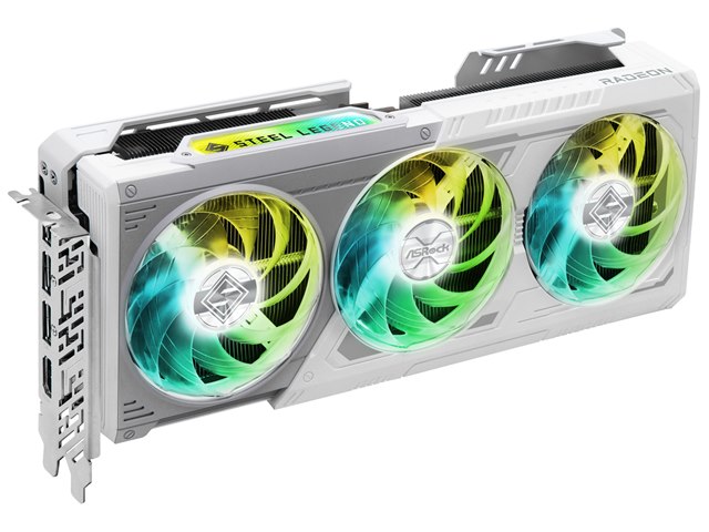 Radeon RX 9070 Steel Legend 16GB OC [PCIExp 16GB]の製品画像