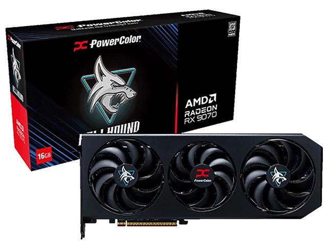 PowerColor Hellhound AMD Radeon RX 9070 16GB GDDR6 RX9070