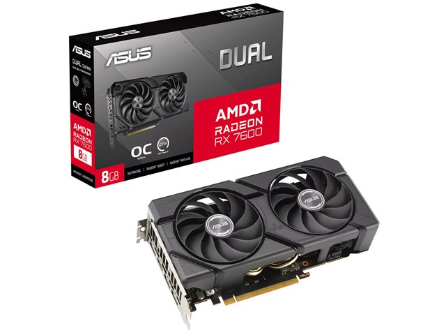 DUAL-RX7600-O8G-EVO [PCIExp 8GB]