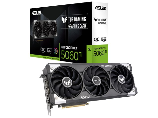 TUF-RTX5060TI-O16G-GAMING [PCIExp 16GB]の製品画像 - 価格.com