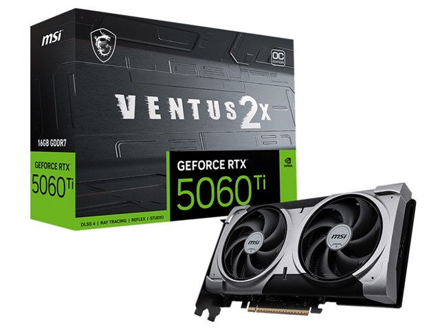 GeForce RTX 5060 Ti 16G VENTUS 2X OC PLUS [PCIExp 16GB]