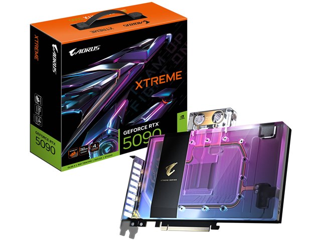GV-N5090AORUSX WB-32GD [PCIExp 32GB]の製品画像 - 価格.com